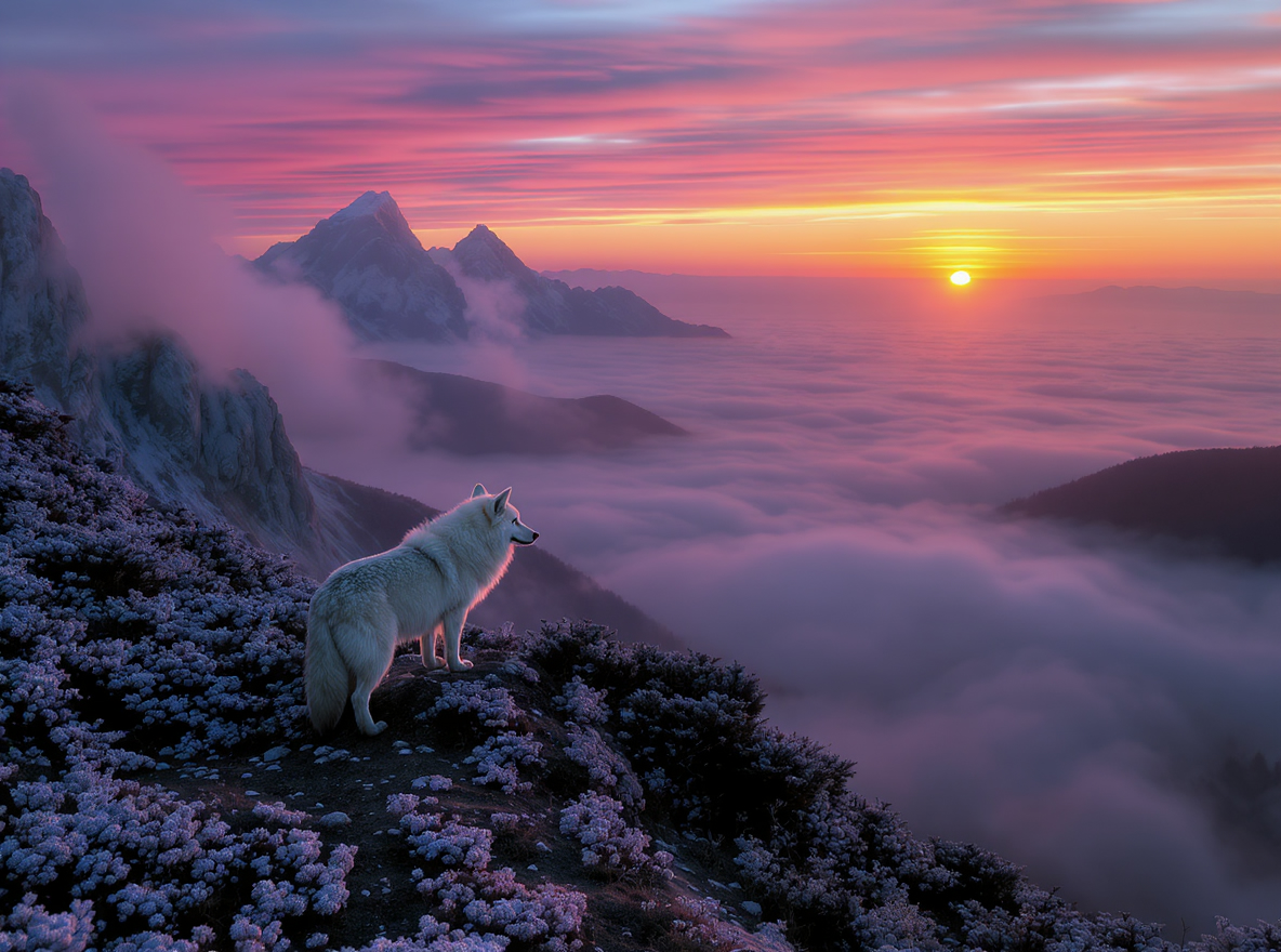 Pastel Majestic Scene