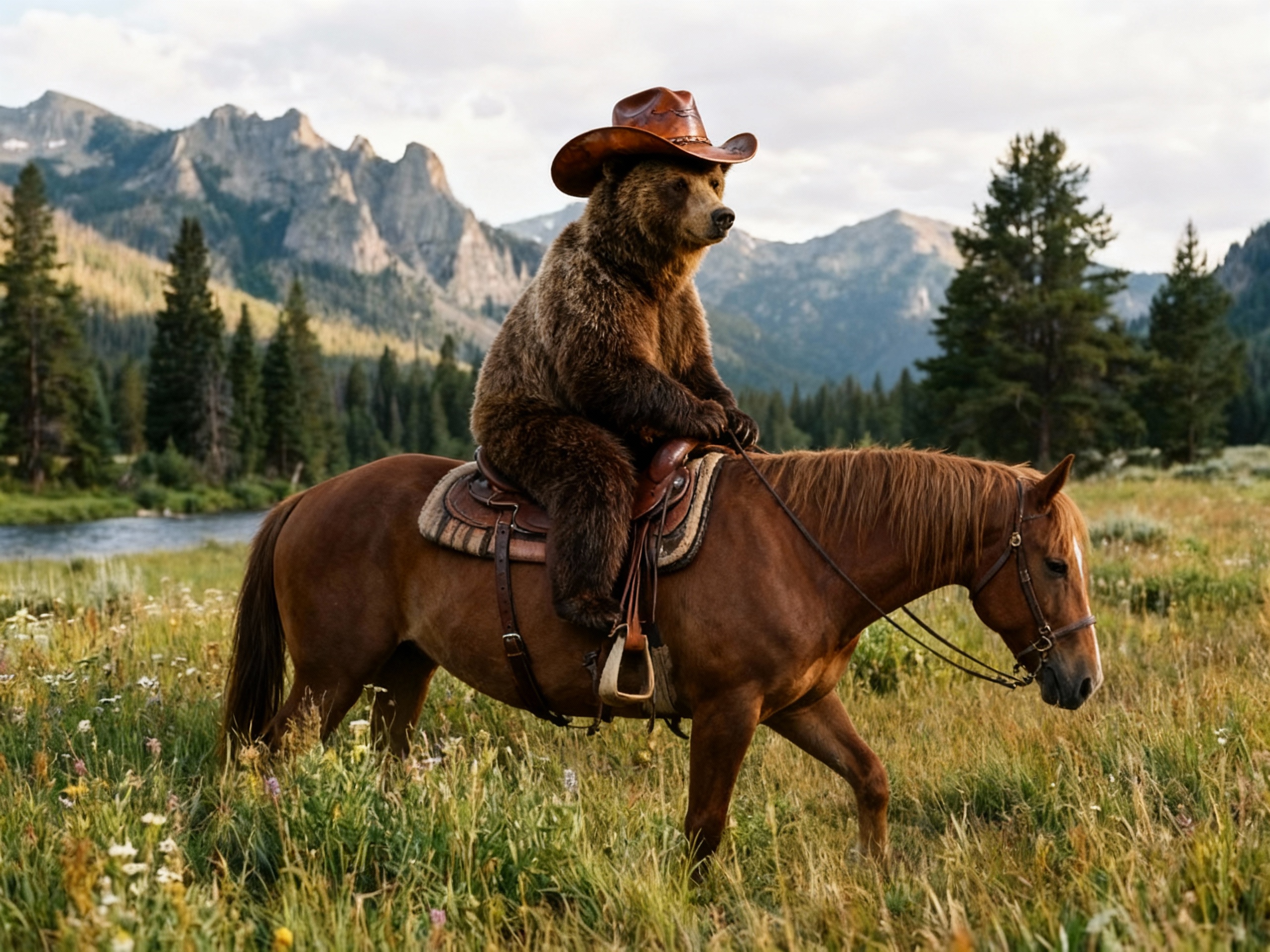Cowboy Bear Rider